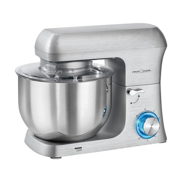 Robot Pétrin 3en1 Avec Bol en Inox 6L 1500W ProfiCook PC-KM 1188