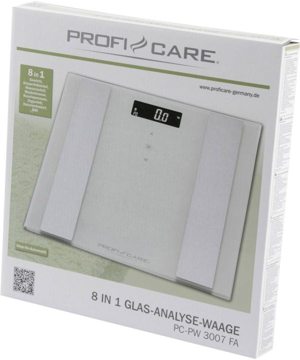 Pese Personne 8 En 1 Proficare PC-PW 3007 Blanc – Image 2