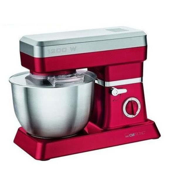 Pétrin En Inox 6.3 L 1200W Clatronic KM3630 ROUGE