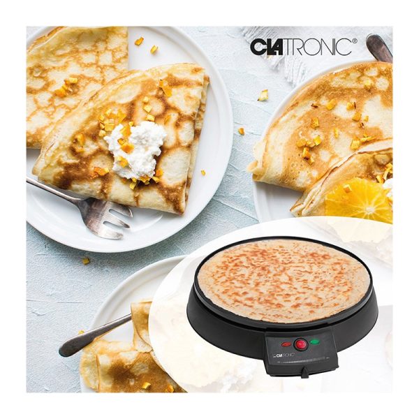 Crêpière Électrique Anti-Adhésif 29 cm Clatronic CM 3372 – Image 2