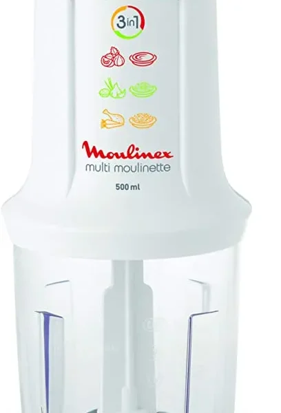 Moulinex MINI HACHOIRE MOULINETTE AT710110 500W 3EN1