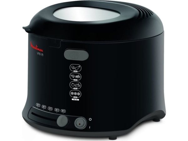Friteuse Moulinex Uno AF125810, Noir, 1600 W, 1.8 L