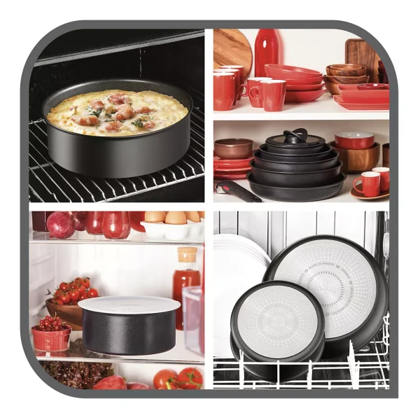 Batterie de cuisine TEFAL Ingenio Emotion 10pcs L897S104 – Image 4