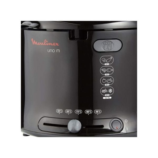 Friteuse Moulinex Uno AF125810, Noir, 1600 W, 1.8 L – Image 2