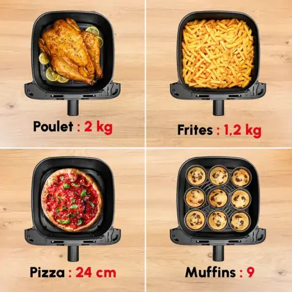 AIR FRYER MOULINEX EZ855D20 , 7.5L , 2000 W – Image 3