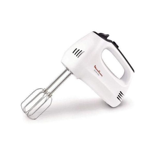 Moulinex Batteur Quick Mix - 5 Vitesse+Turbo - 300 Watt - HM3101B1- Blanc