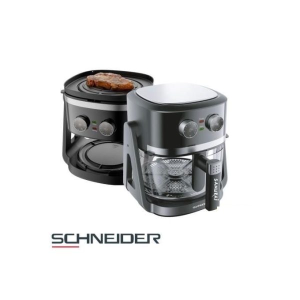 Schneider Friteuse 2en1 AirFryer Samourai 4.5L - GAF45SAM - Noir