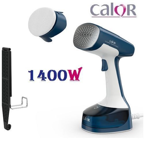 Défroisseur Vapeur A Main Vertical CALOR -1400W -DT7130C0-Blanc-Bleu