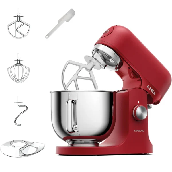 Kenwood petrin Robot pâtissier Kmix KMX751ARD rouge - 1000w - 5L- 3 accessoires