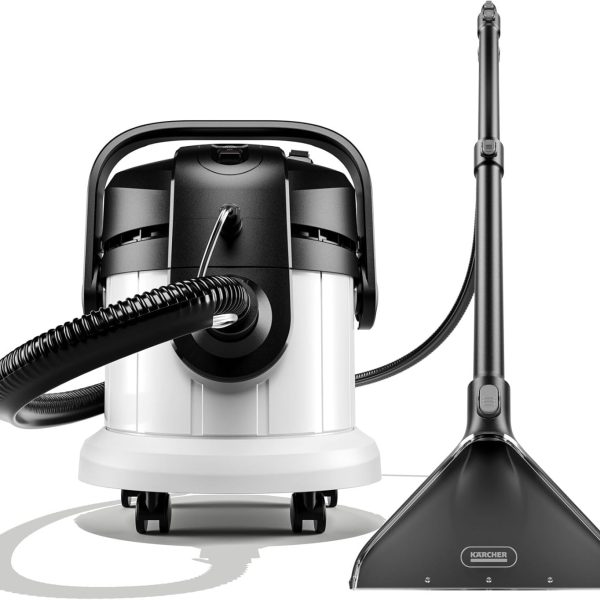 Karcher Aspirateur nettoyeur multi taches SE4 PLUS :Sol Dur, Moquettes, Fauteuils, Fentes-1000w 4L